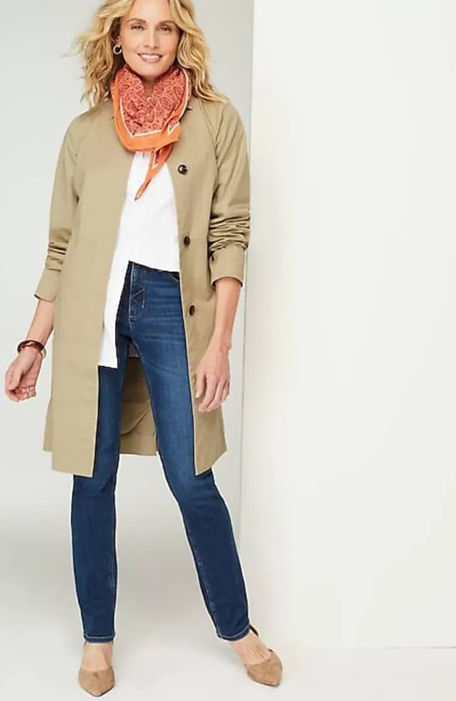 J.Jill Belted Trench Coat | Jjill | Women Jackets & Coats