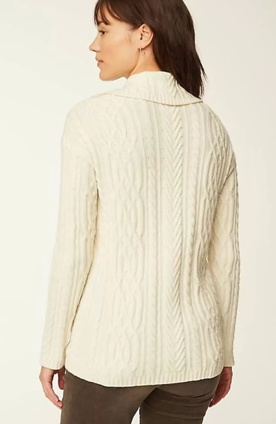 J.Jill Cabled Polo Sweater | Jjill | Women Sweaters