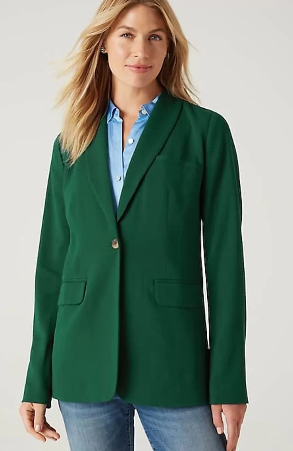 J.Jill Crepe Blazer | Jjill | Women Jackets & Coats