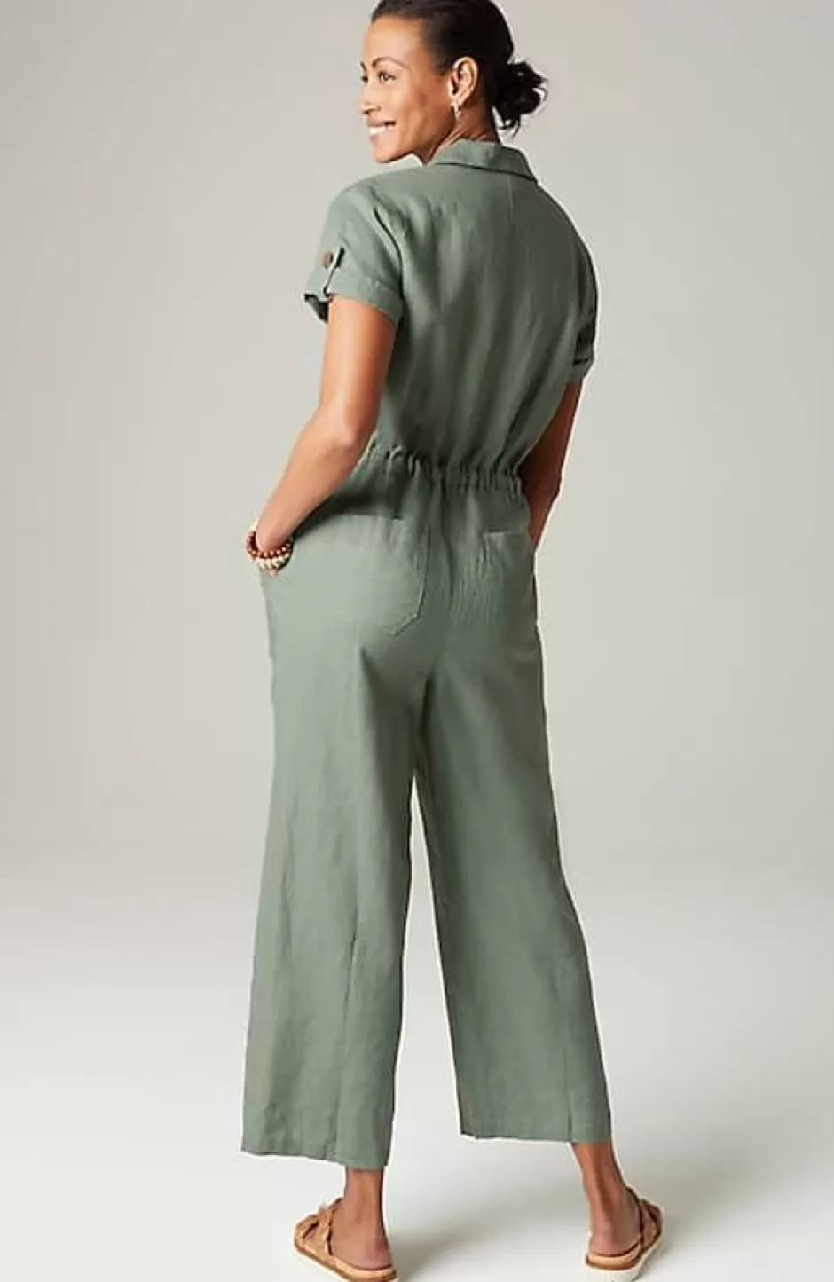 J.Jill Cropped Utility Jumpsuit | Jjill | Women Dresses