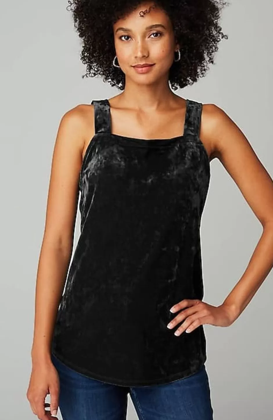 J.Jill Crushed-Velvet Tank | Jjill | Women Tops & Tees