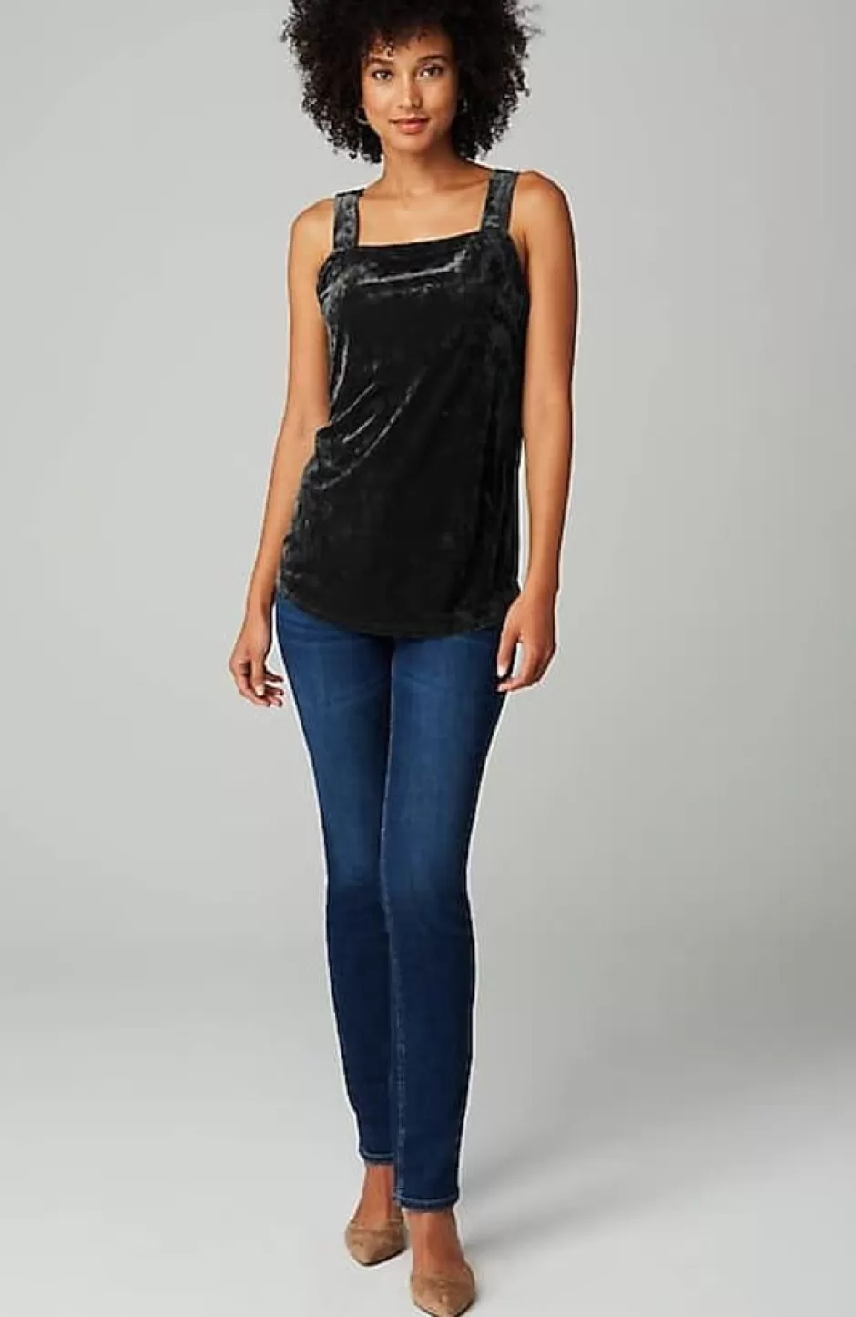 J.Jill Crushed-Velvet Tank | Jjill | Women Tops & Tees