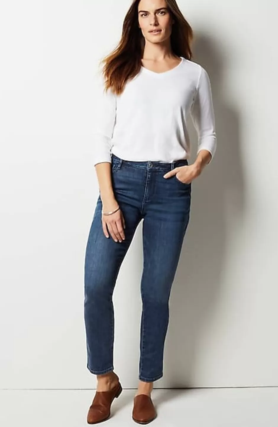 J.Jill Curvy-Fit Slim-Leg Jeans | Jjill | Women Pants & Jeans