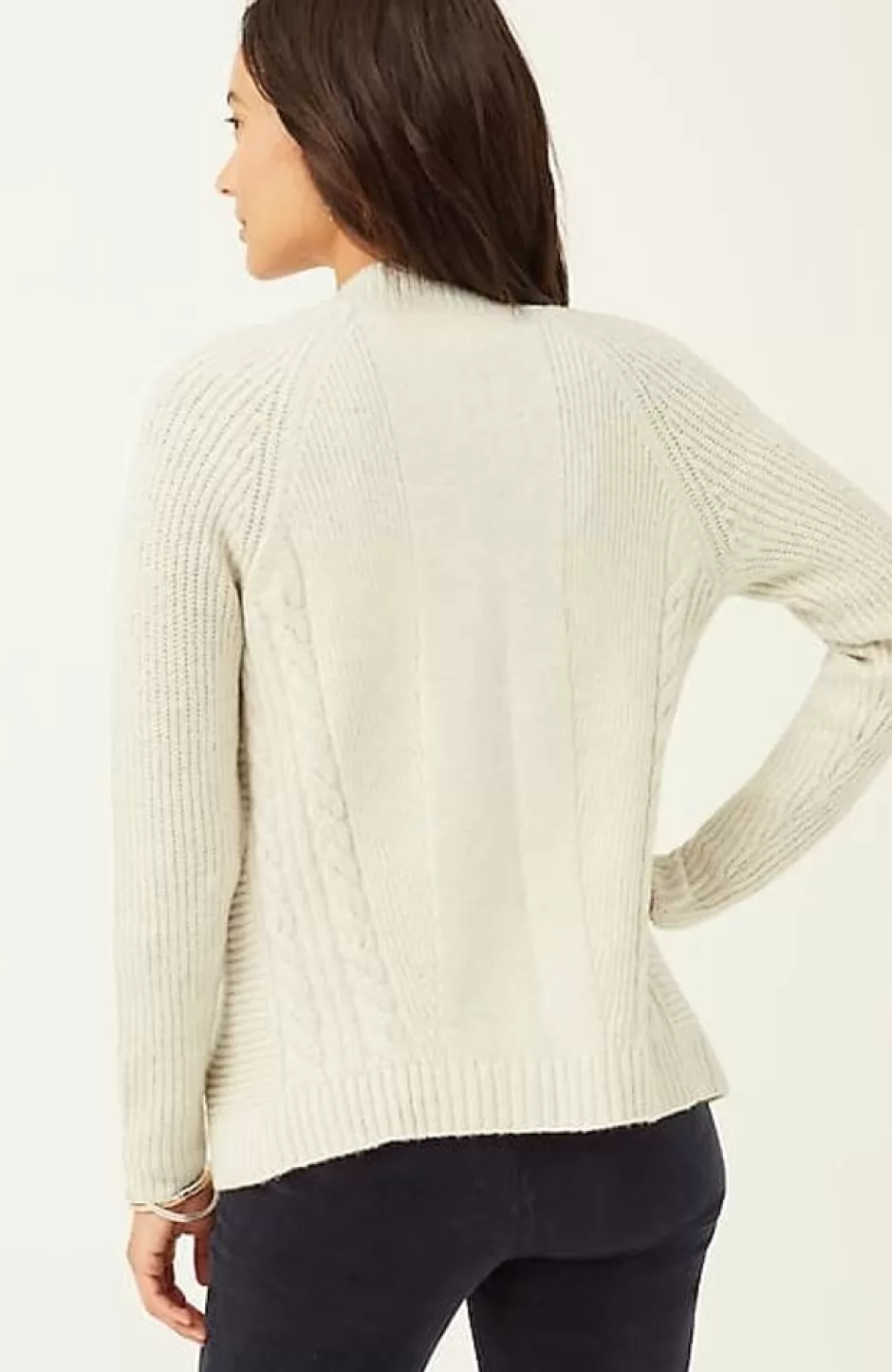 J.Jill Draped-Front Textured Cardi | Jjill | Women Sweaters