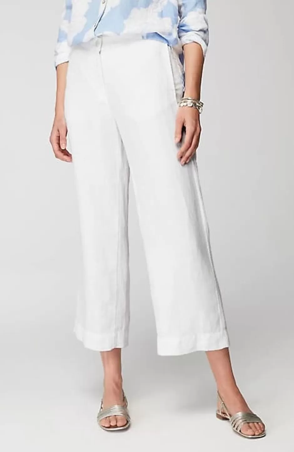 J.Jill Easy Linen Wide-Leg Crops | Jjill | Women Pants & Jeans