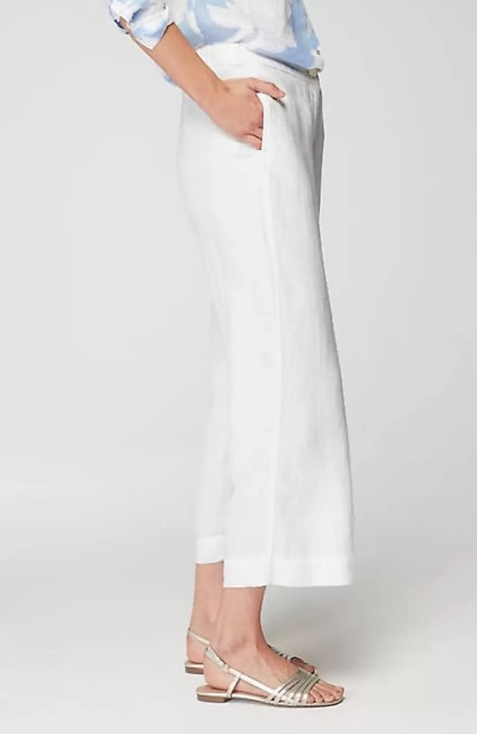 J.Jill Easy Linen Wide-Leg Crops | Jjill | Women Pants & Jeans