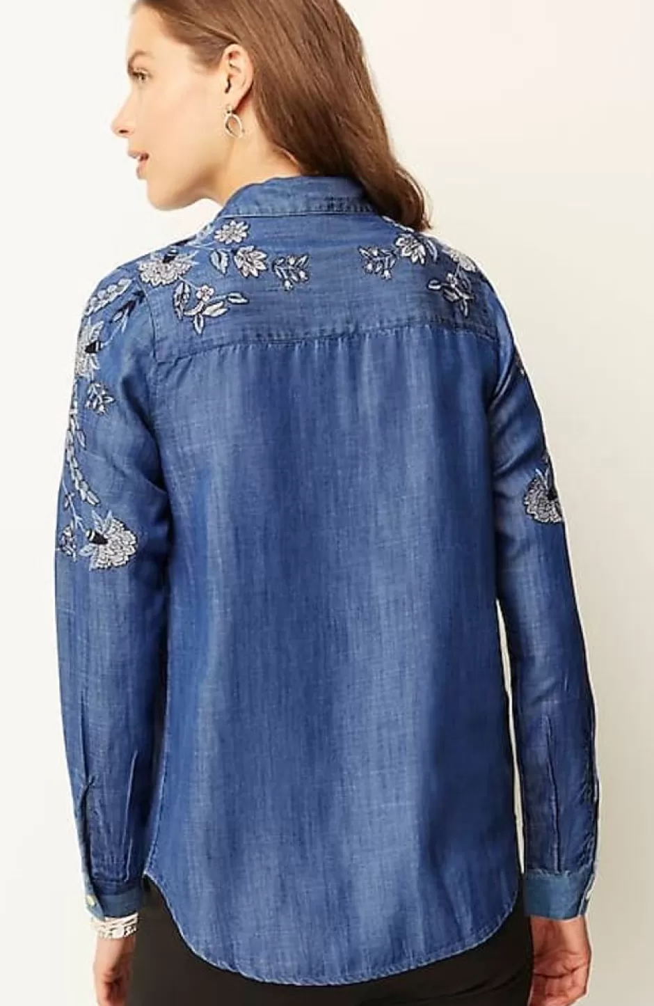 J.Jill Embroidered Indigo Tunic | Jjill | Women Tunics