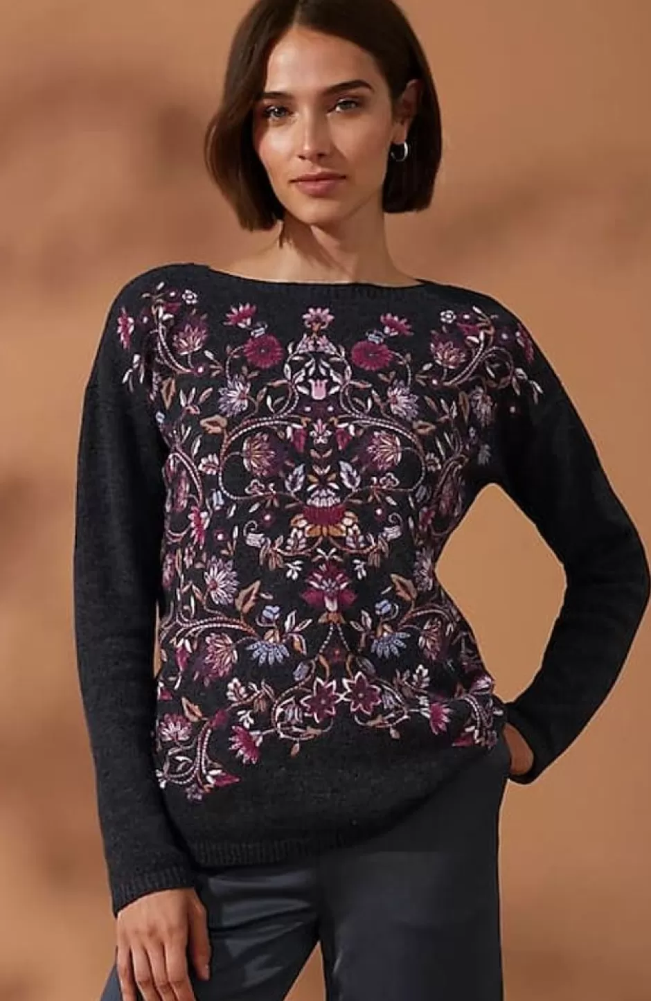 J.Jill Enchanted Florals Sweater | Jjill | Women Sweaters