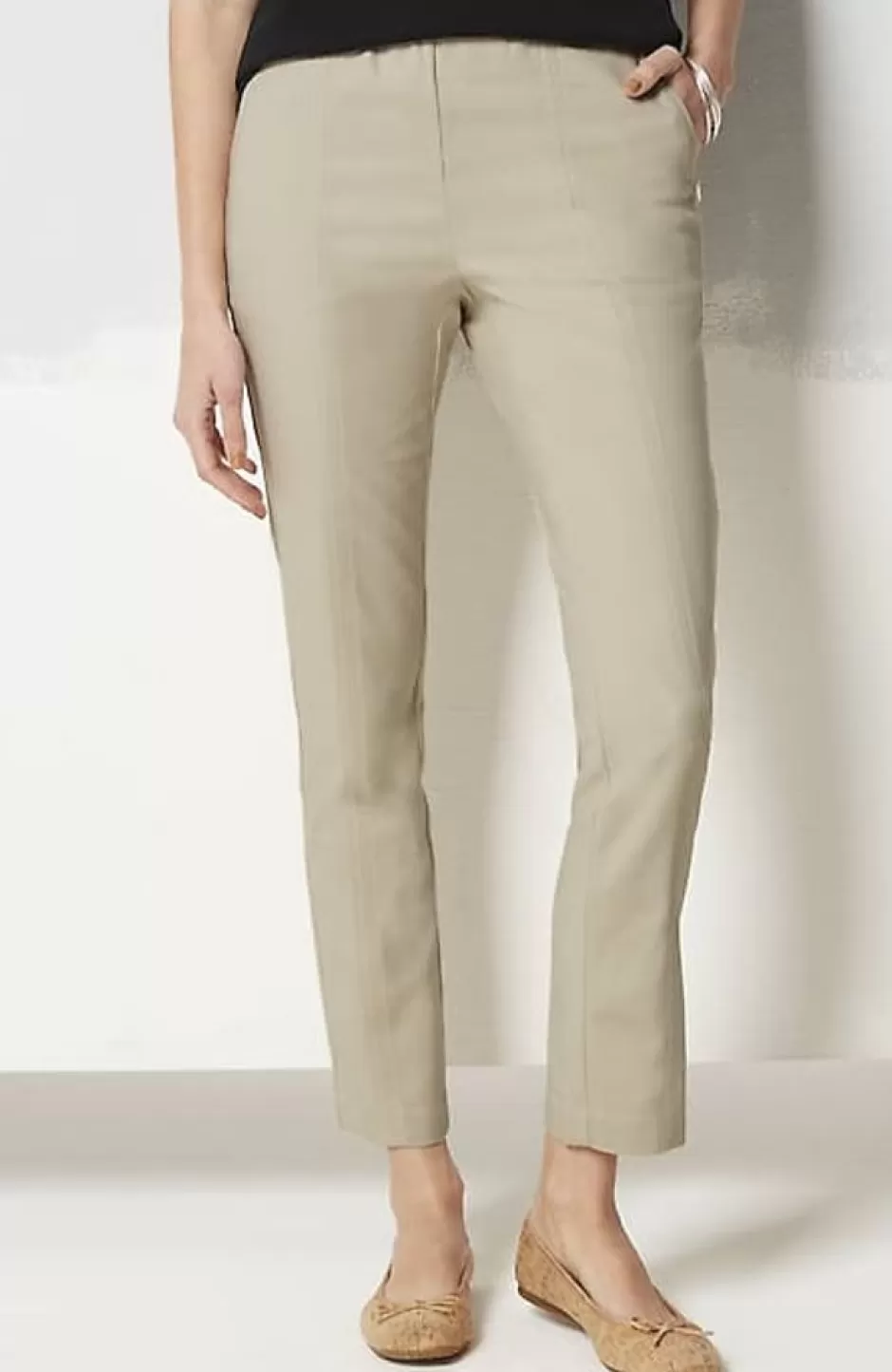 J.Jill Essential Cotton-Stretch Pants | Jjill | Women Pants & Jeans