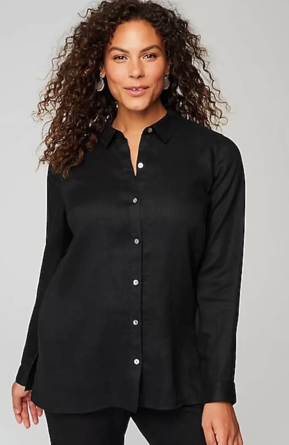 J.Jill Everyday Linen Button-Front Shirt | Jjill | Women Shirts & Blouses