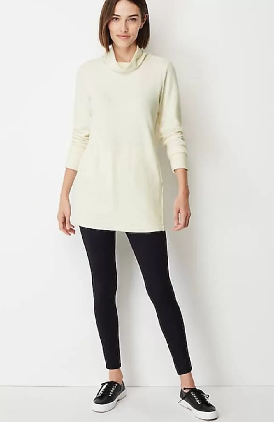 J.Jill Fit Microfleece Turtleneck Tunic | Jjill | Women Tops & Tees