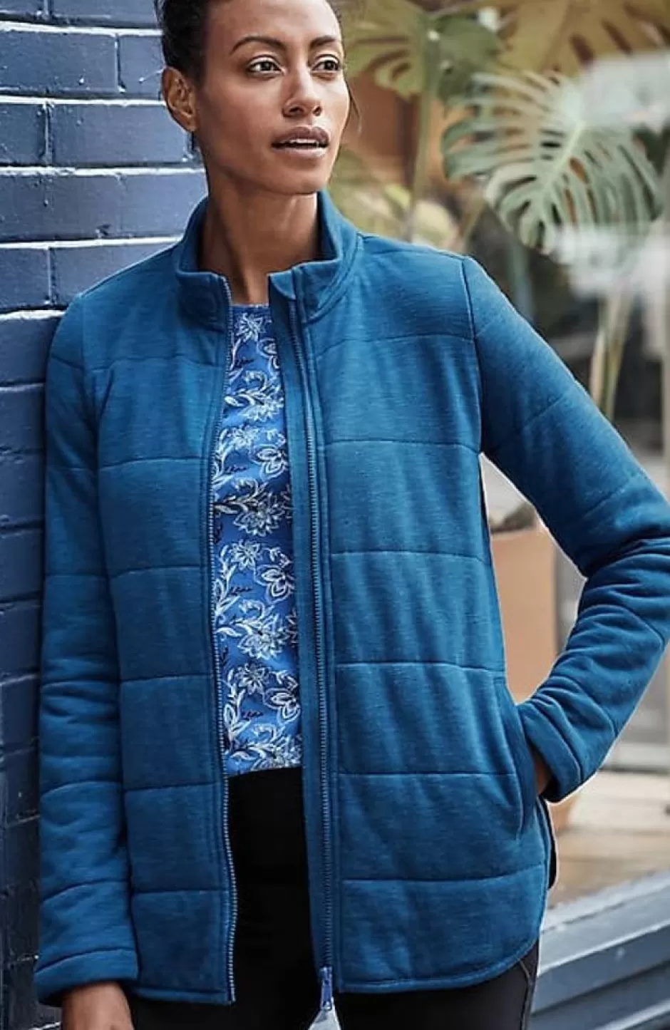 J.Jill Fit Quilted Knit Jacket | Jjill | Women Activewear