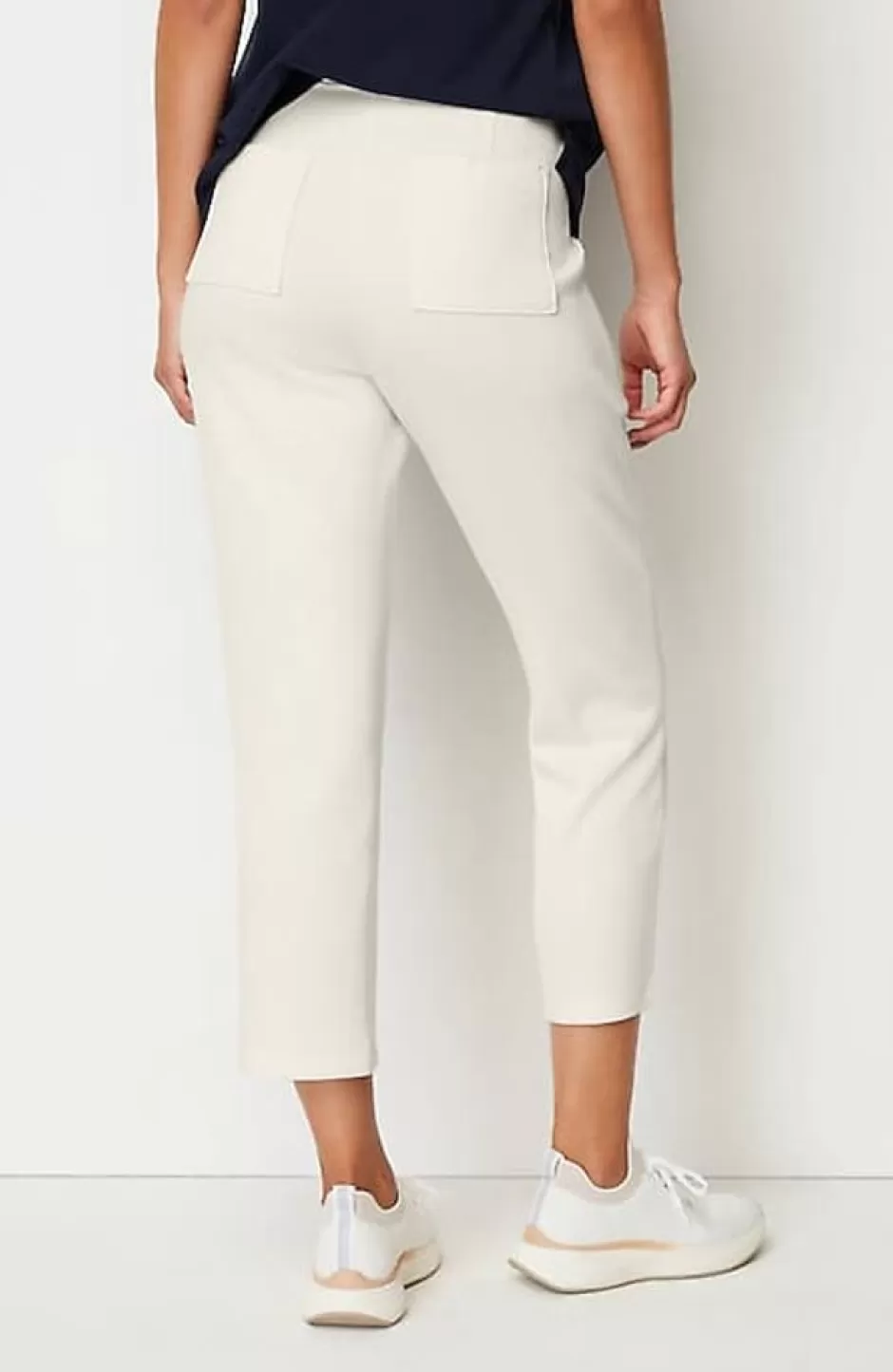 J.Jill Fit Sleek Double-Knit Seamed Crops | Jjill | Women Pants & Jeans