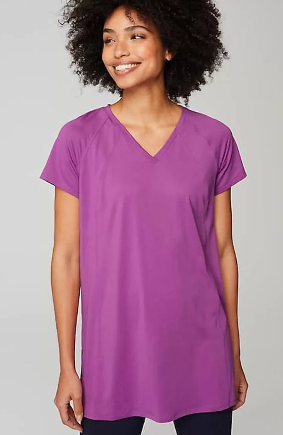 J.Jill Fit Supreme-Stretch Seamed Tunic | Jjill | Women Tops & Tees