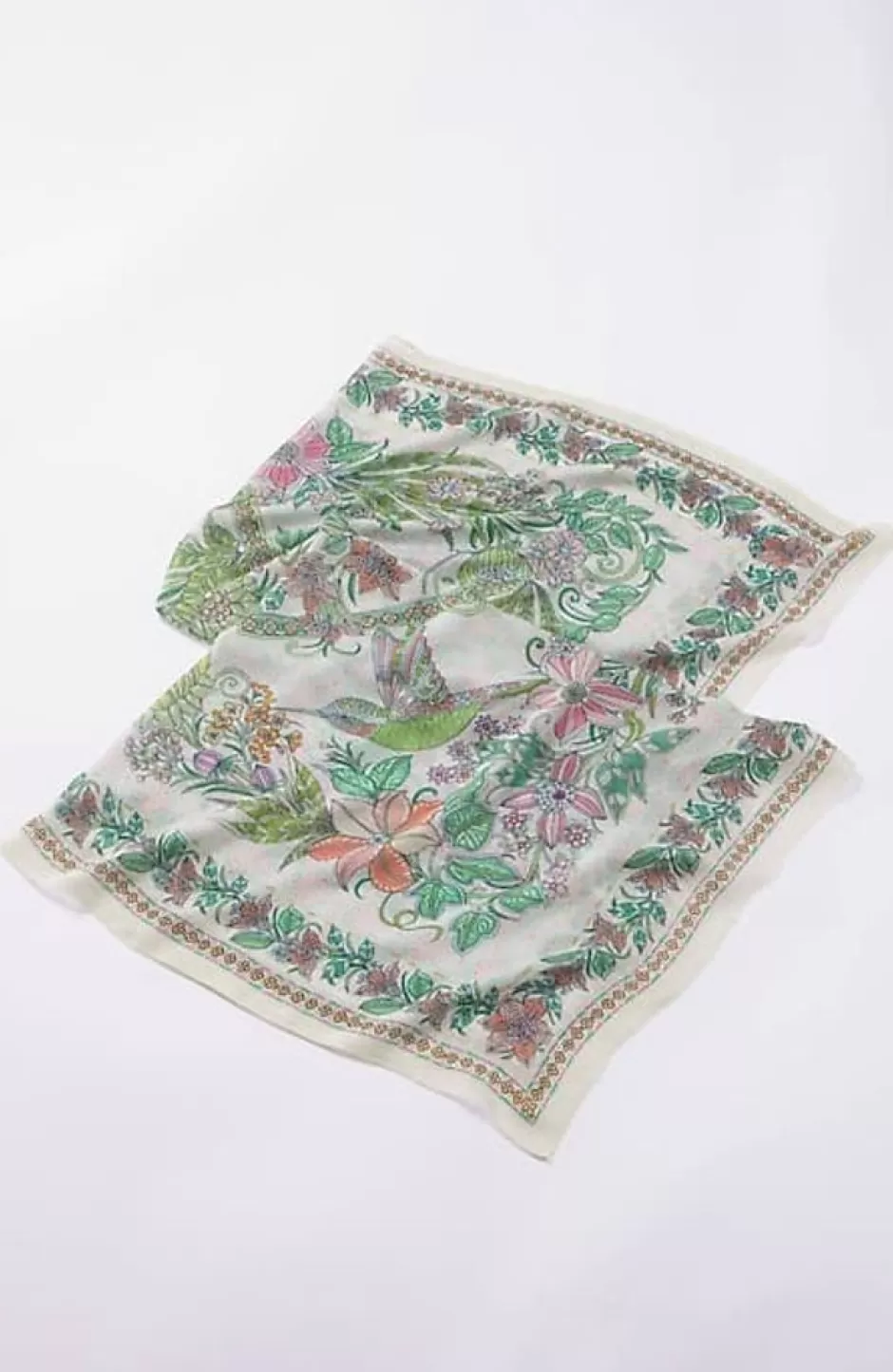 J.Jill Garden-Scene Square Scarf | Jjill | Women Ponchos, Ruanas & Scarves