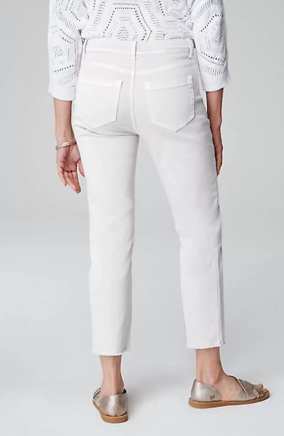 J.Jill High-Rise Fringe-Hem Crops | Jjill | Women Pants & Jeans