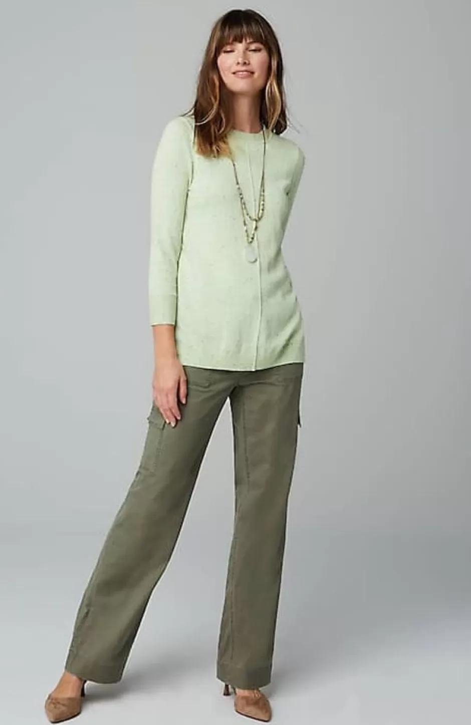 J.Jill High-Rise Wide-Leg Cargo Pants | Jjill | Women Pants & Jeans