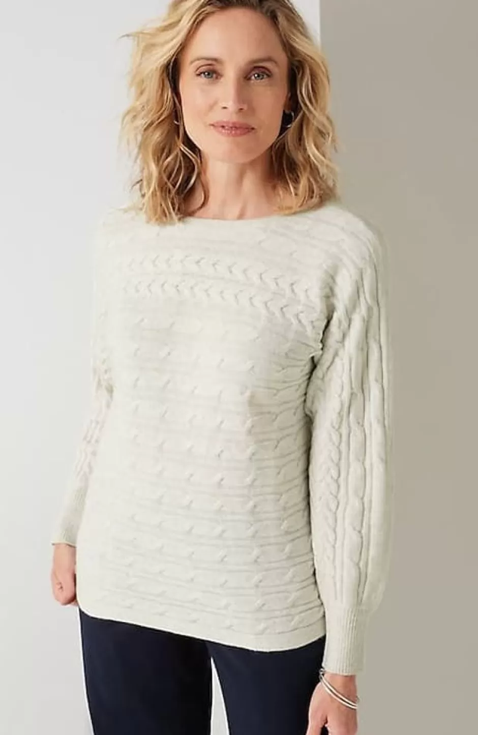 J.Jill Horizontal-Cabled Sweater | Jjill | Women Sweaters