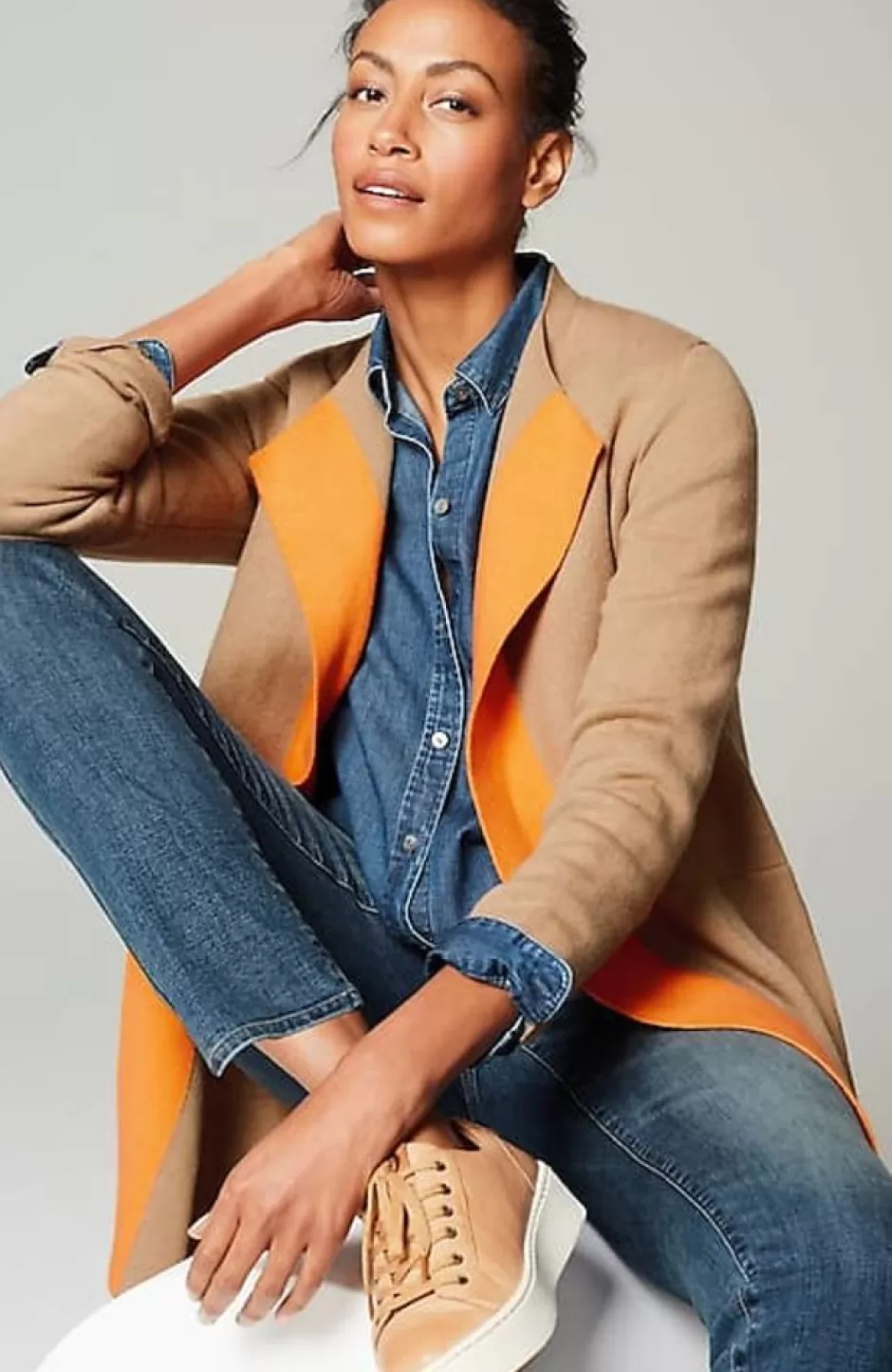 J.Jill Majestic Color-Blocked Cardi | Jjill | Women Sweaters