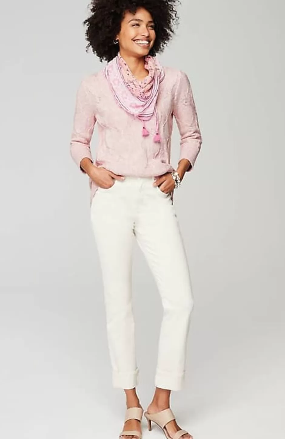 J.Jill Marled Cable Sweater | Jjill | Women Sweaters