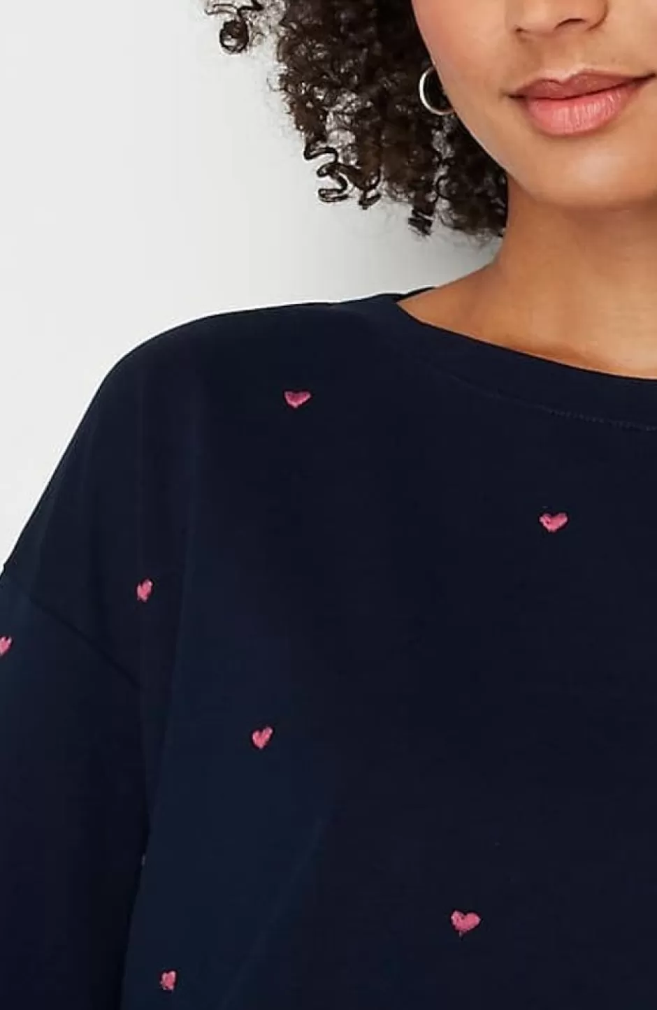 J.Jill More Love Embroidered Sweatshirt | Jjill | Women Tops & Tees