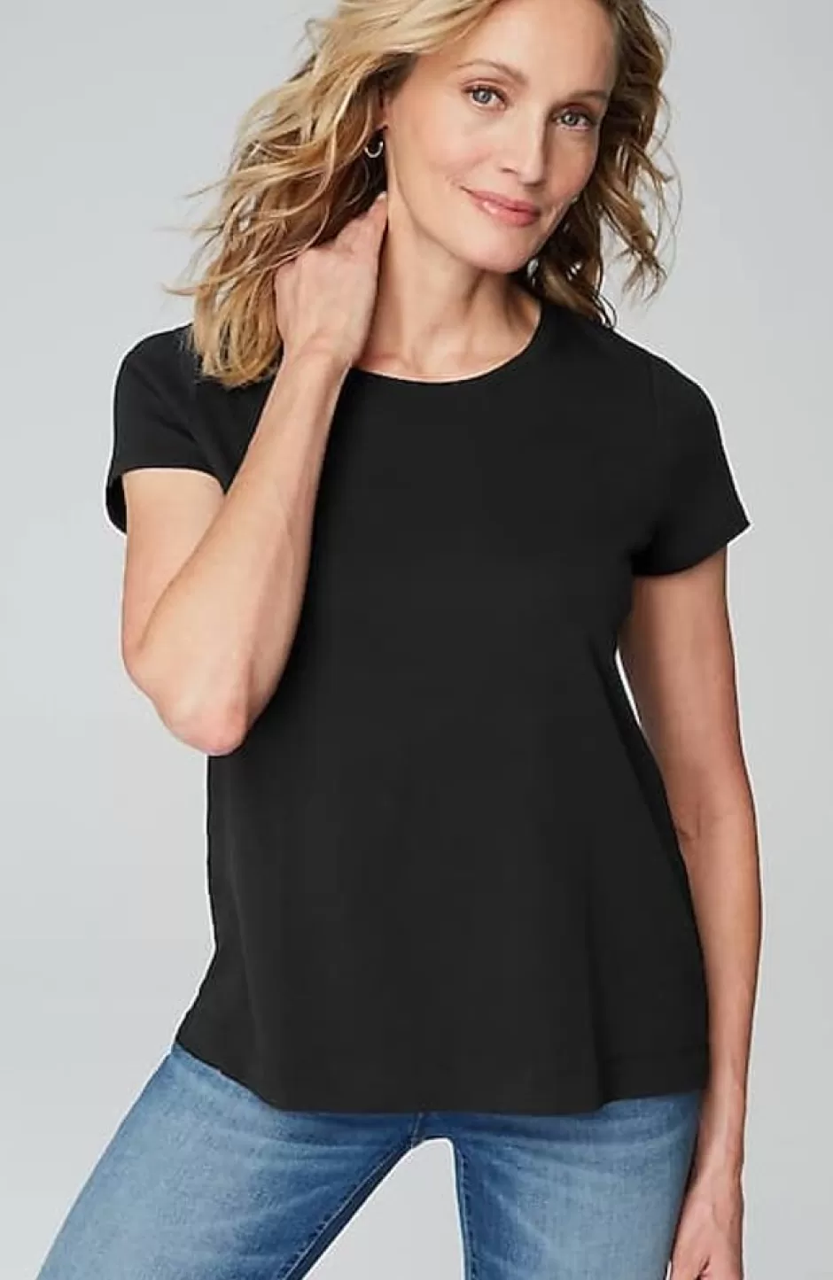 J.Jill Pima Cotton Tee | Jjill | Women Tops & Tees