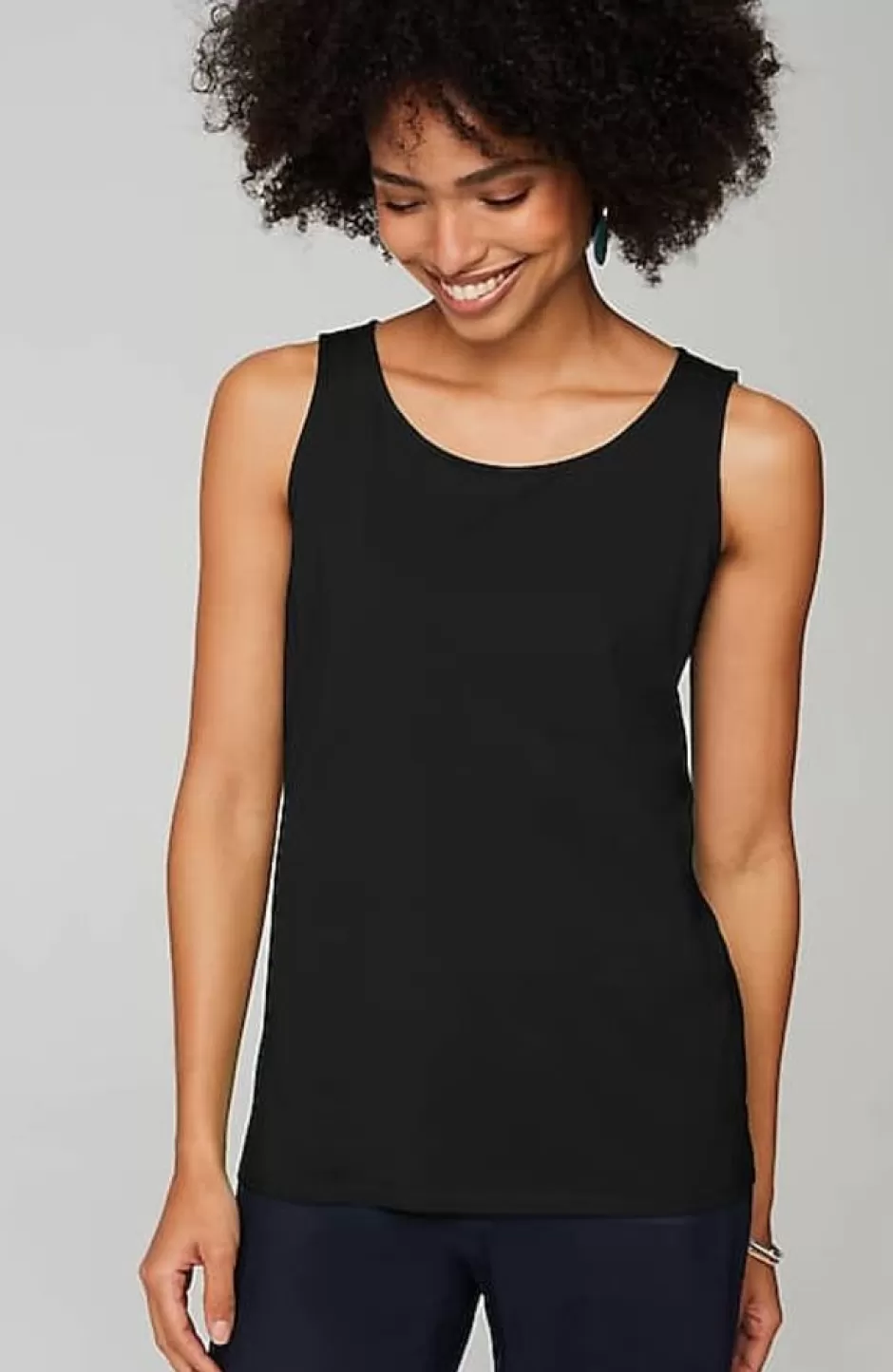 J.Jill Pima-Stretch Knit Tank | Jjill | Women Tops & Tees