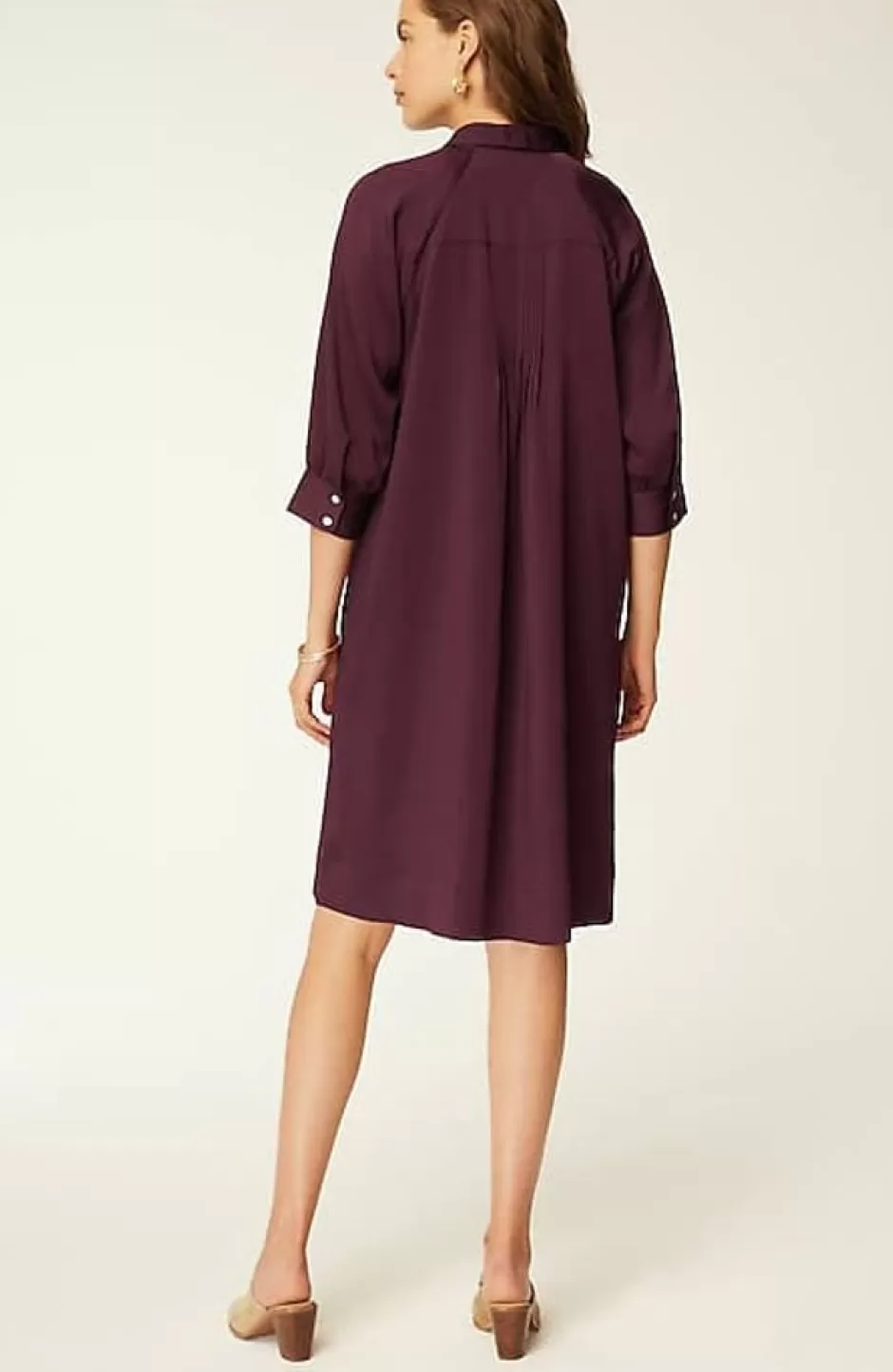 J.Jill Pintucked A-Line Shirtdress | Jjill | Women Dresses