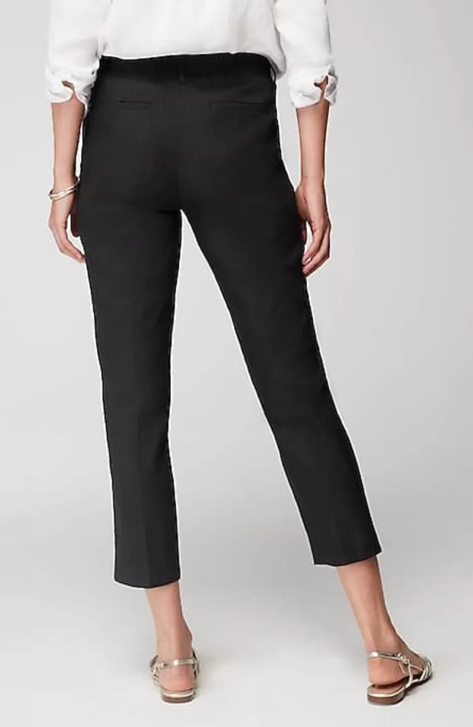 J.Jill Pintucked Linen-Stretch Slim-Leg Pants | Jjill | Women Pants & Jeans