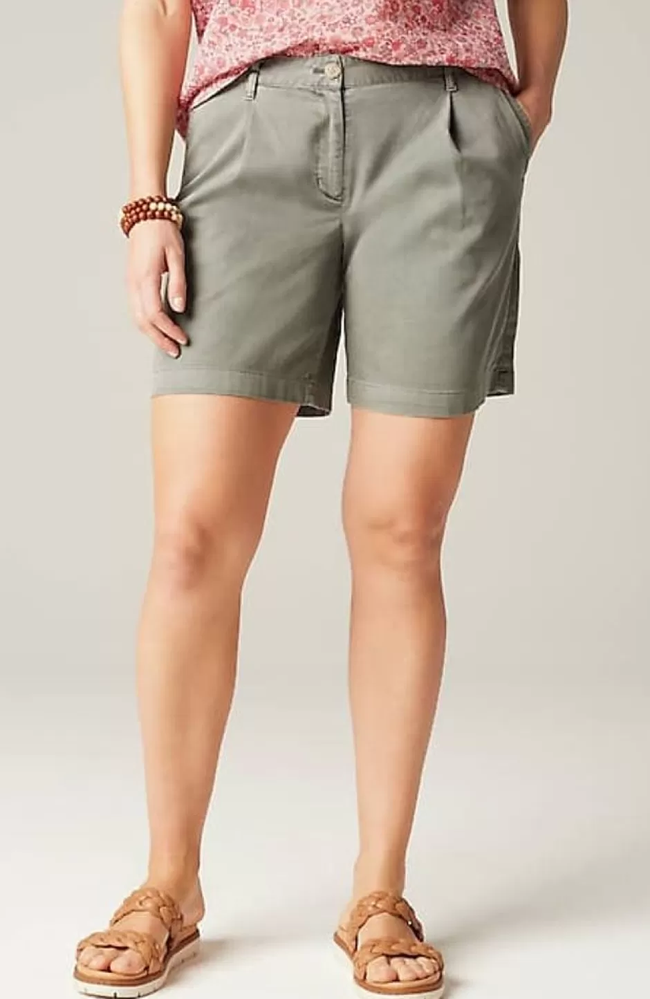 J.Jill Pleated Shorts With Rope Belt | Jjill | Women Shorts