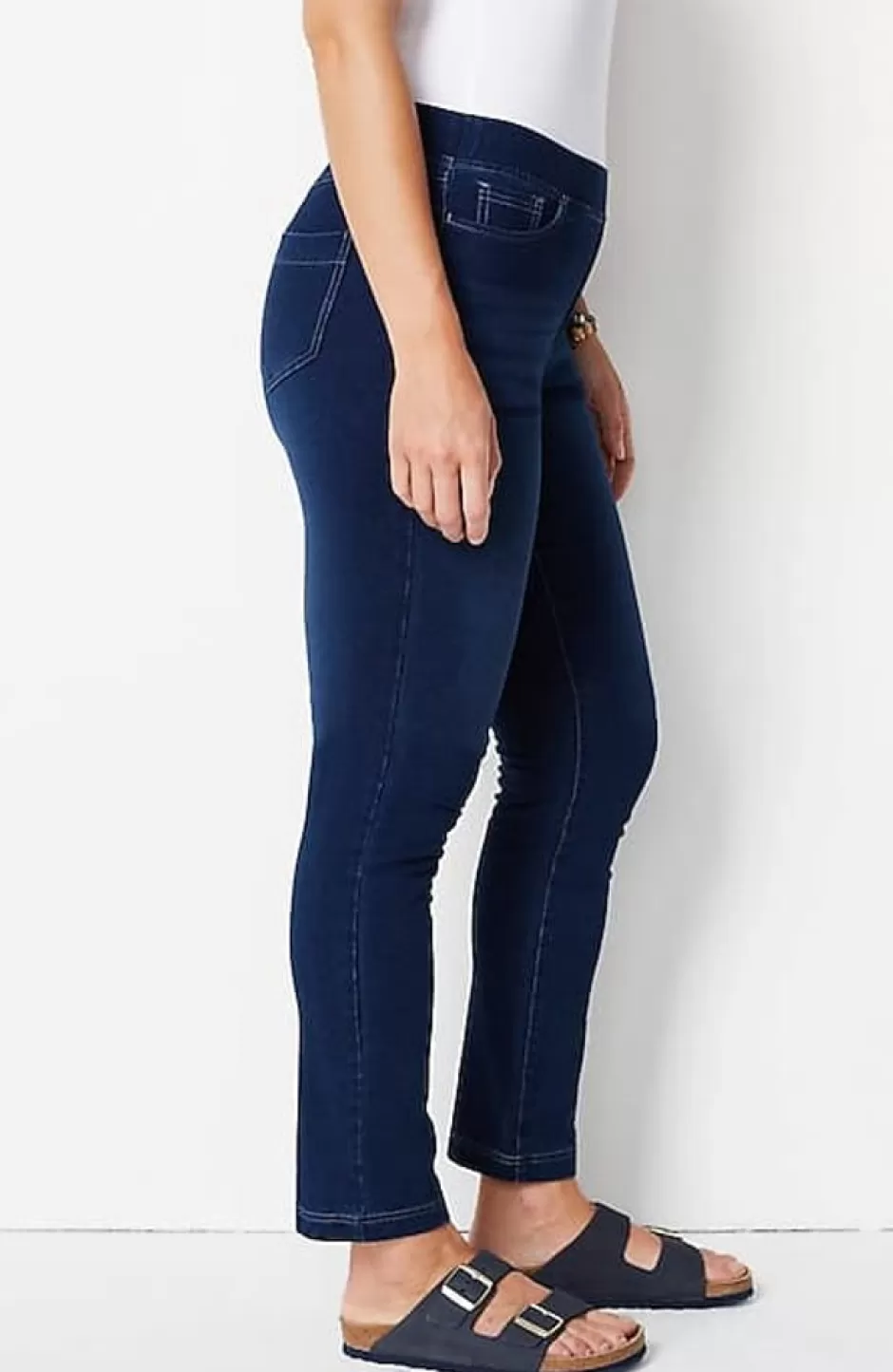 J.Jill Pure Jill 5-Pocket Knit Pull-On Jeans | Jjill | Women Pants & Jeans