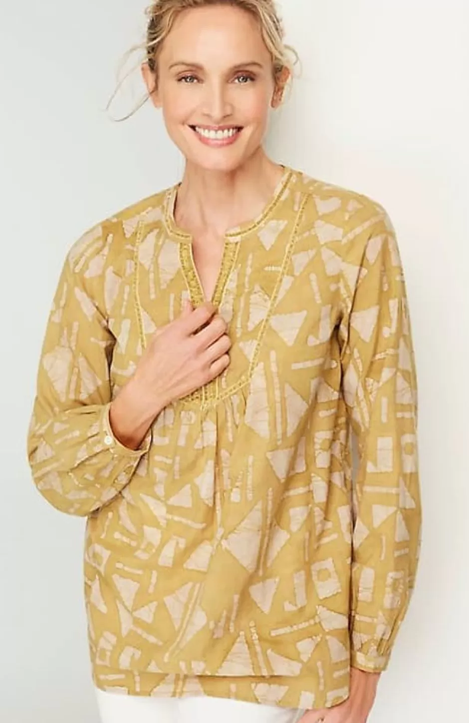 J.Jill Pure Jill Batik-Printed Tunic | Jjill | Women Tunics