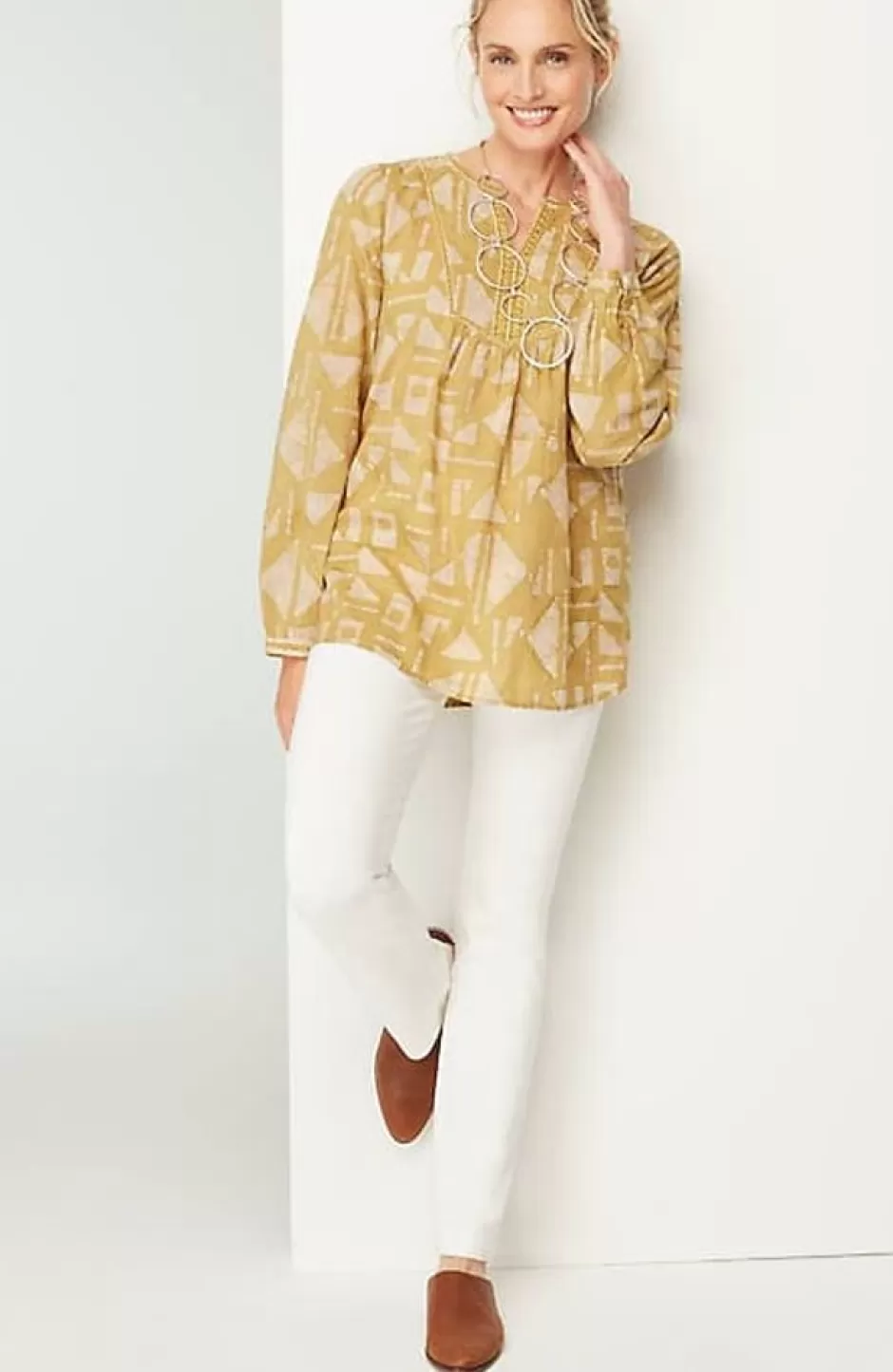 J.Jill Pure Jill Batik-Printed Tunic | Jjill | Women Tunics