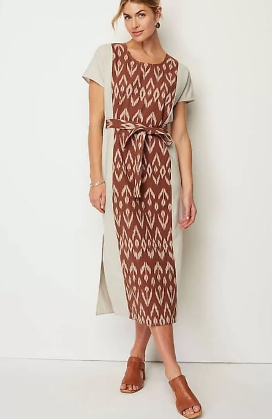 J.Jill Pure Jill Belted Ikat Dress | Jjill | Women Dresses