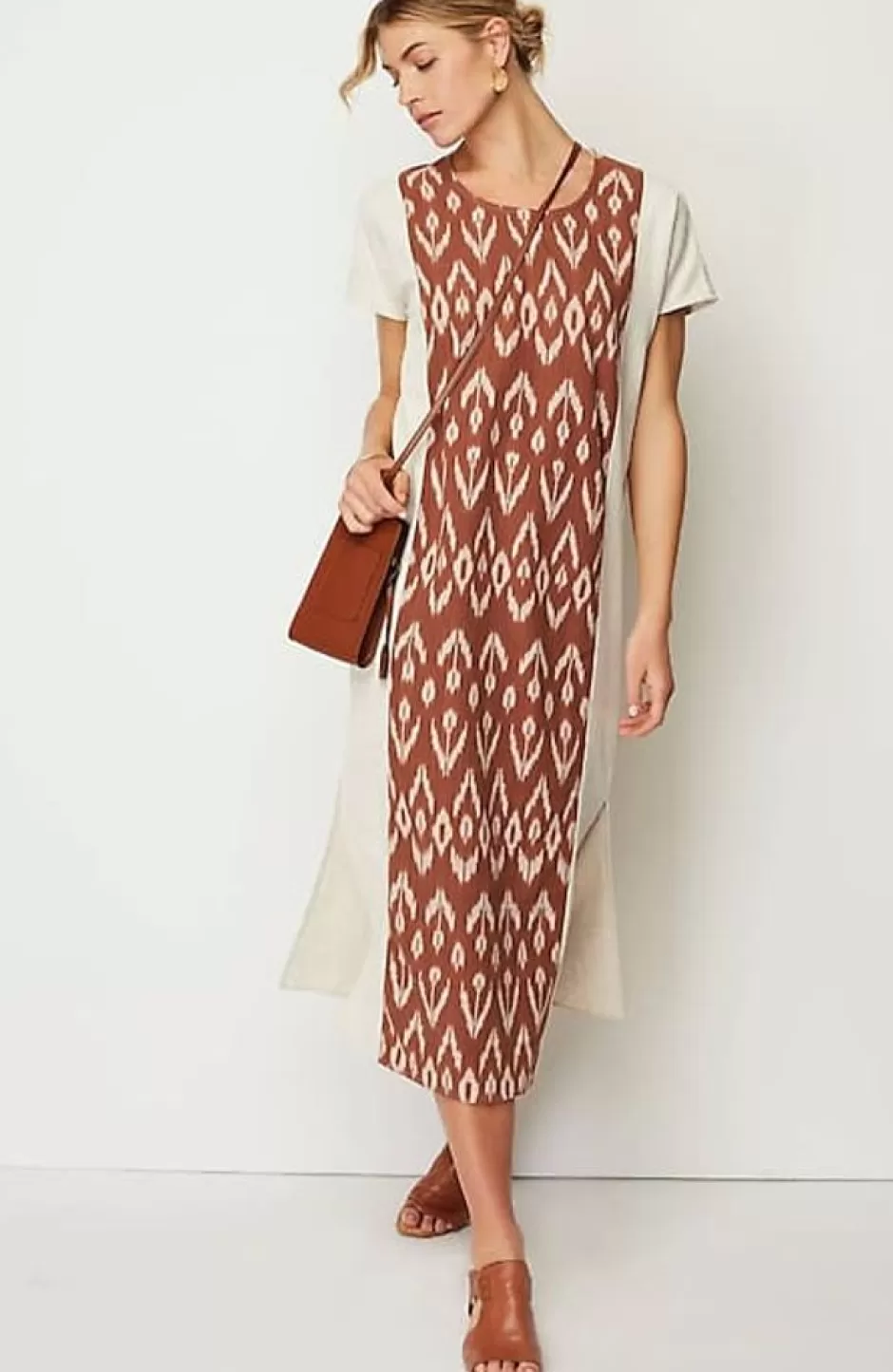 J.Jill Pure Jill Belted Ikat Dress | Jjill | Women Dresses