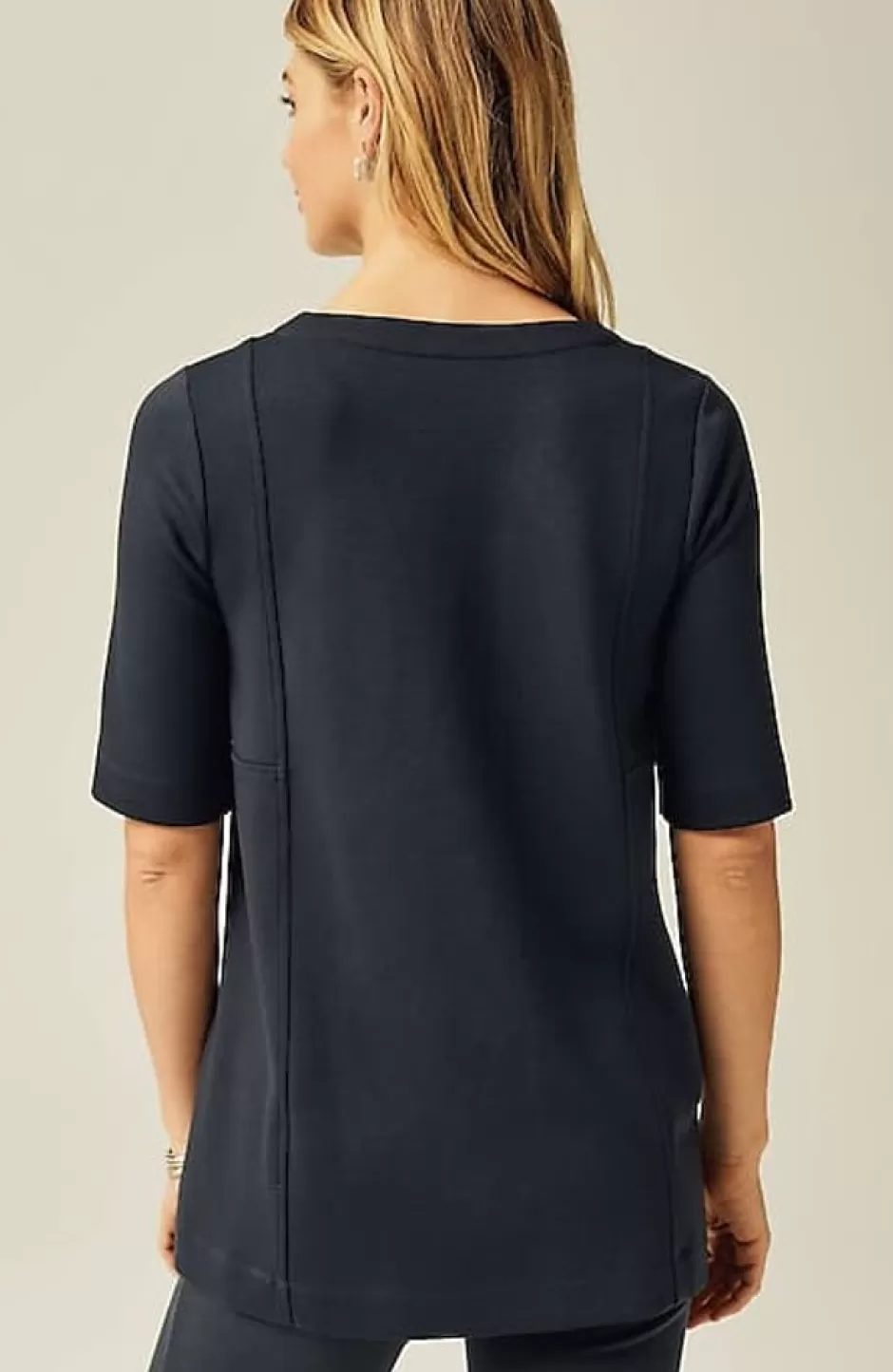 J.Jill Pure Jill Double-Knit Seamed Tunic | Jjill | Women Tops & Tees