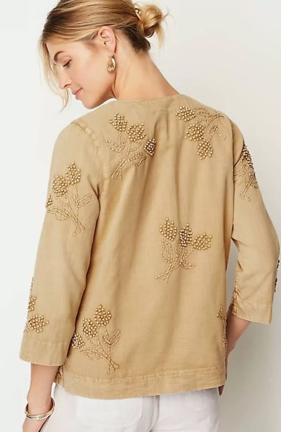 J.Jill Pure Jill Hand-Embroidered Jacket | Jjill | Women Jackets & Coats