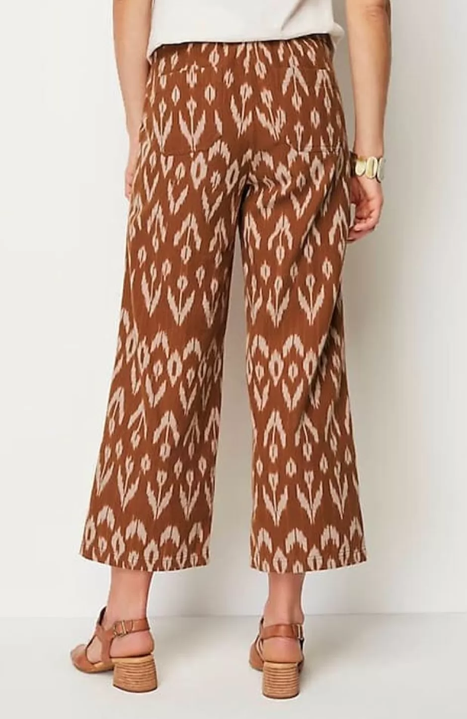 J.Jill Pure Jill Ikat Wide-Leg Crops | Jjill | Women Pants & Jeans