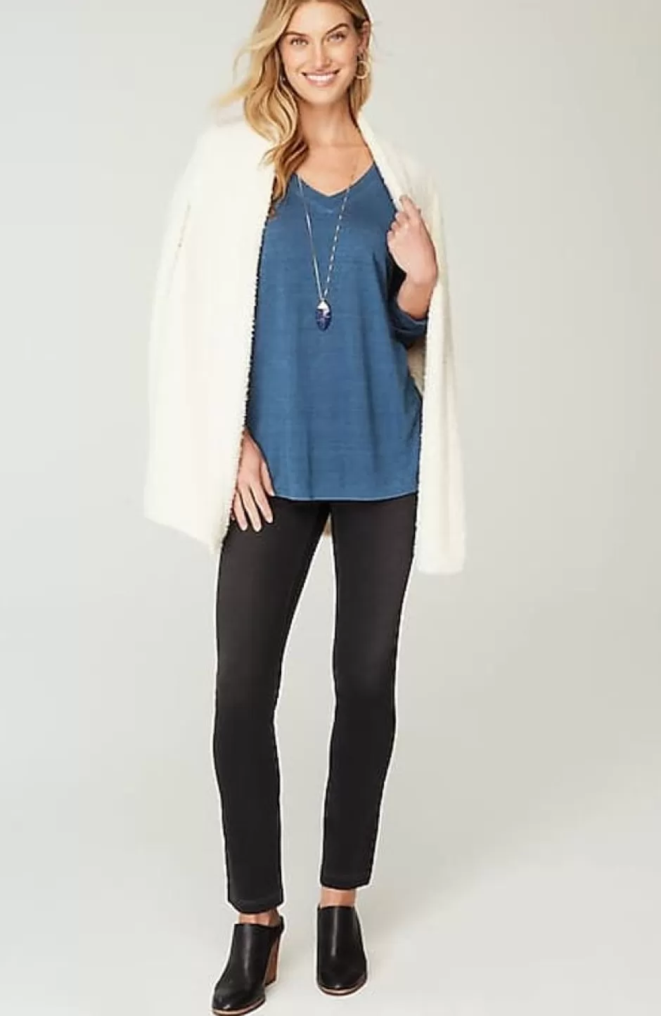 J.Jill Pure Jill Indigo-Jersey Relaxed Top | Jjill | Women Tops & Tees