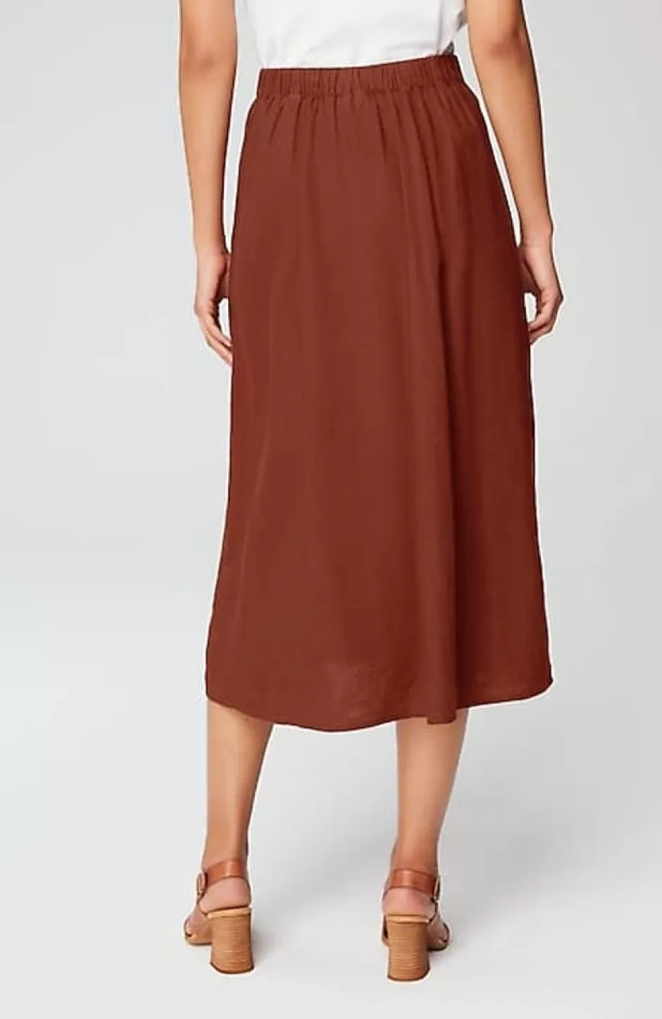 J.Jill Pure Jill Linen Faux-Wrap Skirt | Jjill | Women Skirts