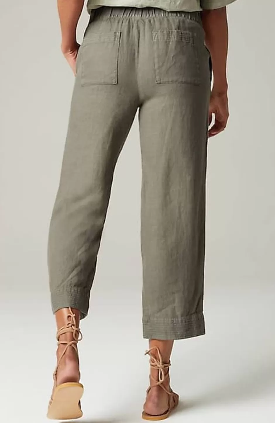 J.Jill Pure Jill Linen Trapunto-Stitched Pants | Jjill | Women Pants & Jeans