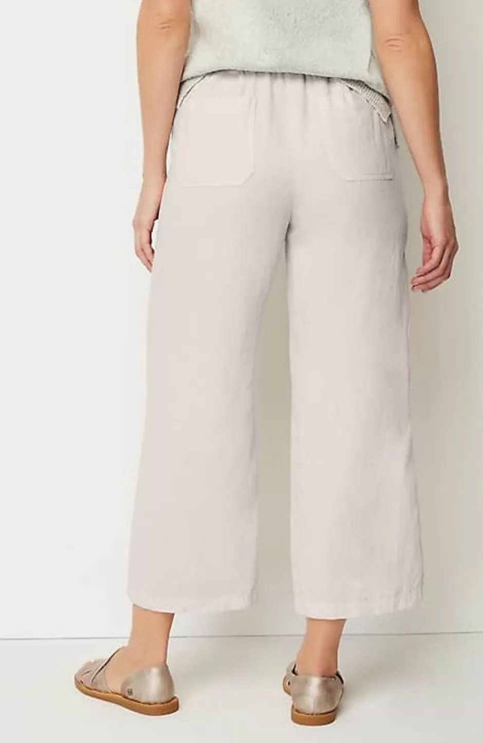 J.Jill Pure Jill Linen-Blend Wide-Leg Crops | Jjill | Women Pants & Jeans