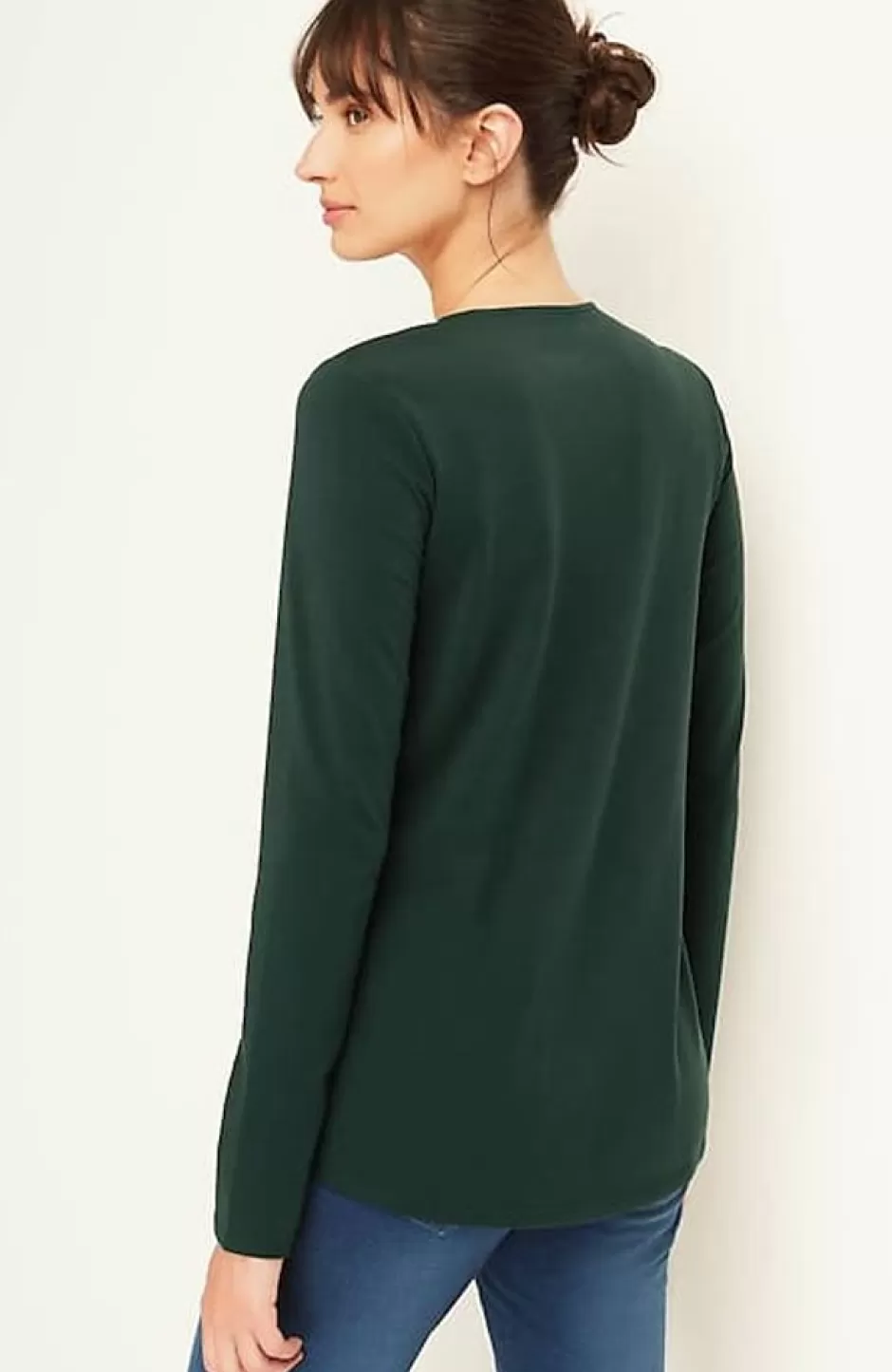 J.Jill Pure Jill Long-Sleeve Shirttail Tee | Jjill | Women Tops & Tees