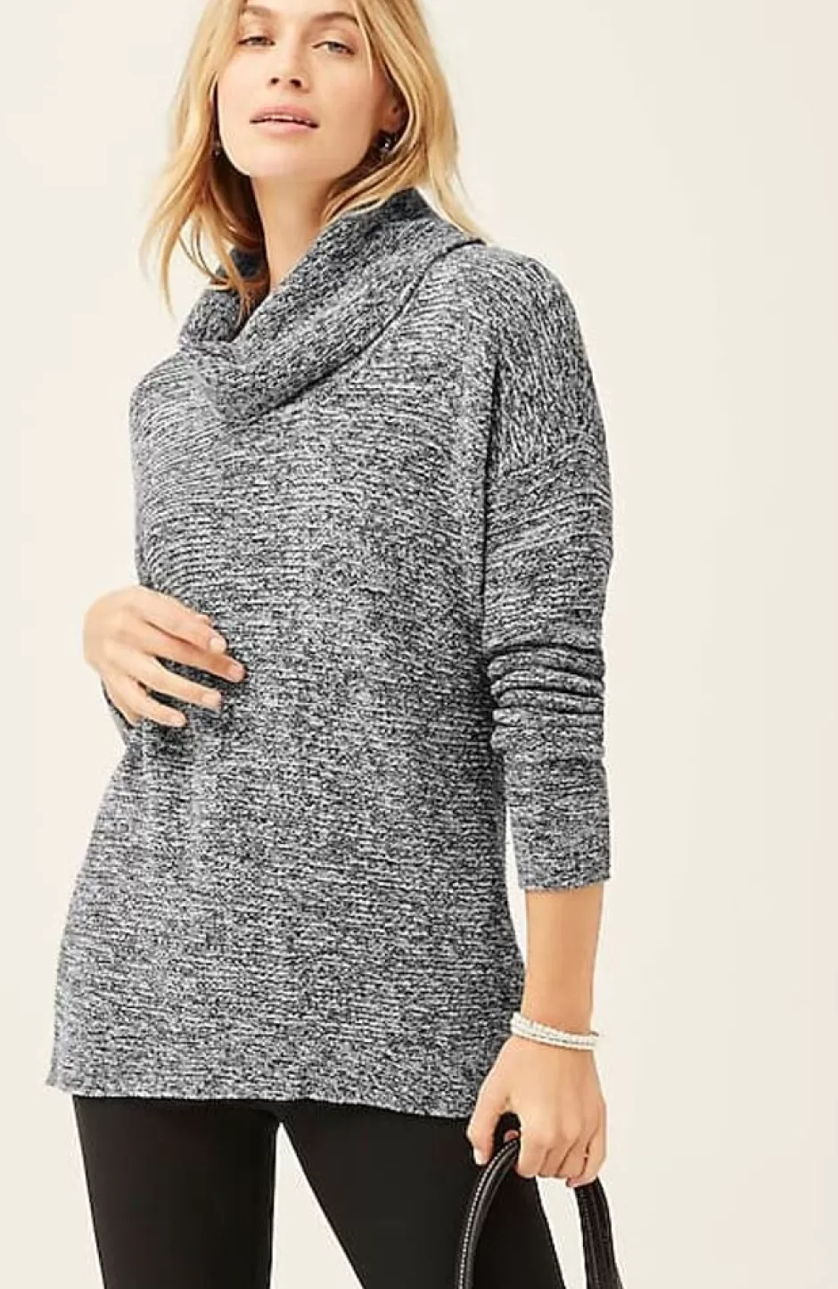 J.Jill Pure Jill Marled Cowl-Neck Sweater | Jjill | Women Sweaters