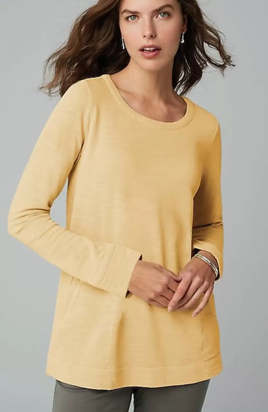 J.Jill Pure Jill Mineral-Dyed Tunic | Jjill | Women Tops & Tees