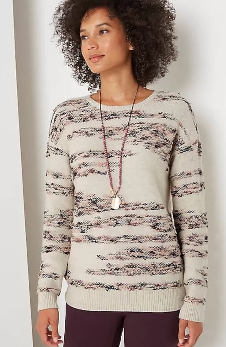 J.Jill Pure Jill Multicolored Intarsia Sweater | Jjill | Women Sweaters