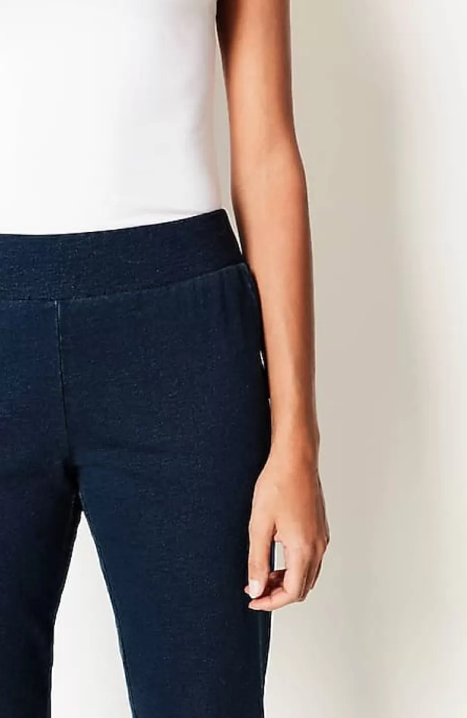 J.Jill Pure Jill Slim-Leg Indigo Knit Jeans | Jjill | Women Pants & Jeans