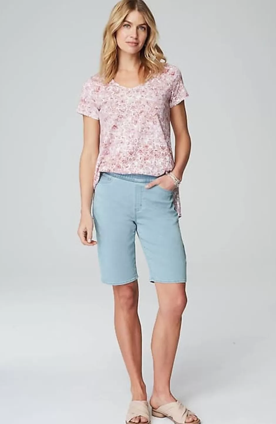 J.Jill Pure Jill Soft Indigo Pull-On Shorts | Jjill | Women Shorts