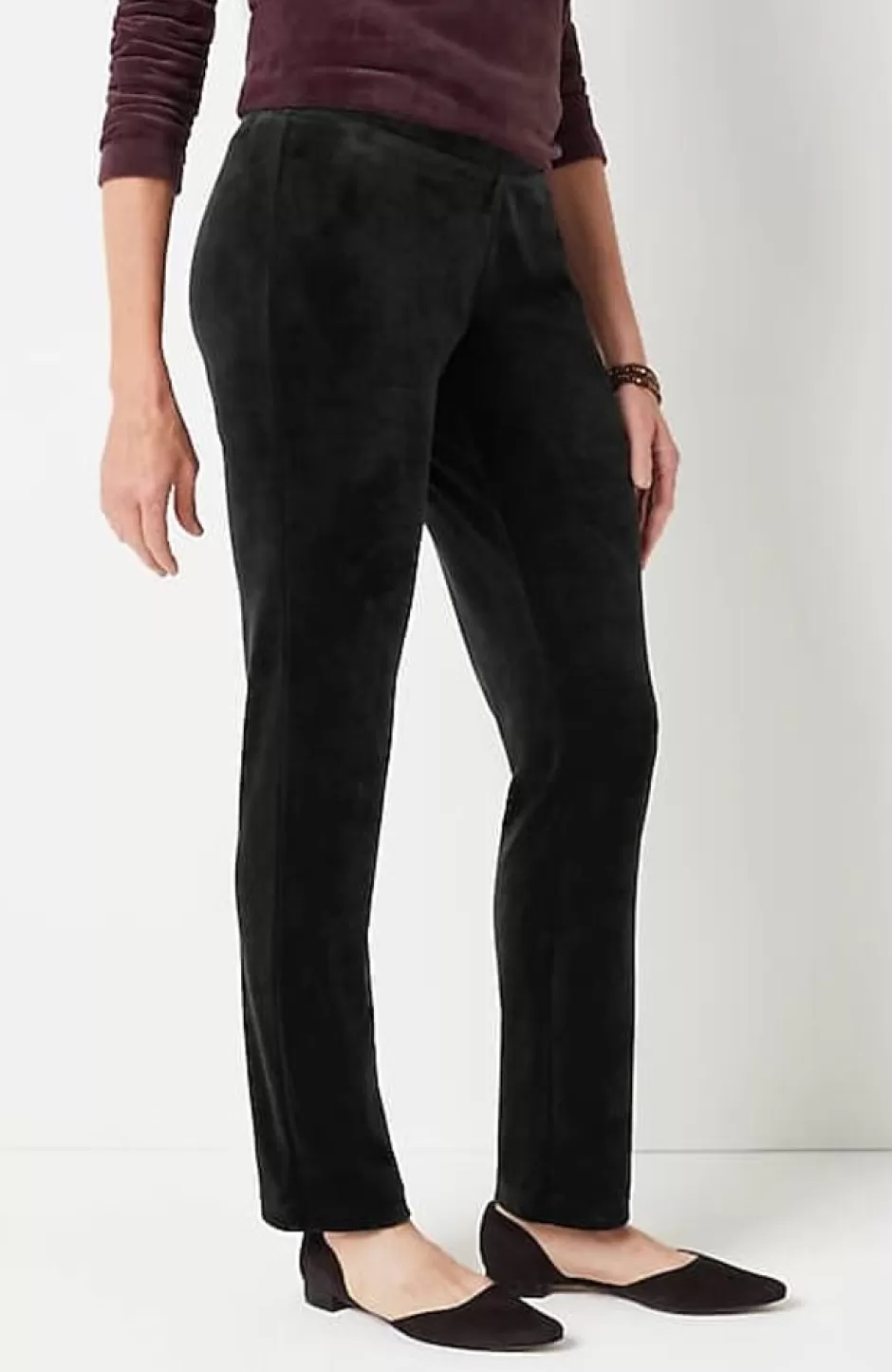 J.Jill Pure Jill Velour Slim-Leg Pants | Jjill | Women Pants & Jeans