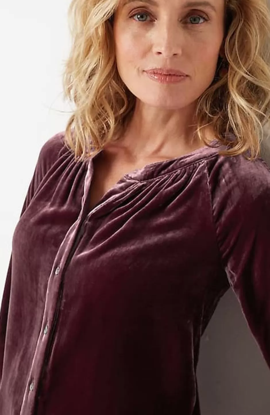 J.Jill Rayon U0026 Silk Velvet Blouse | Jjill | Women Shirts & Blouses